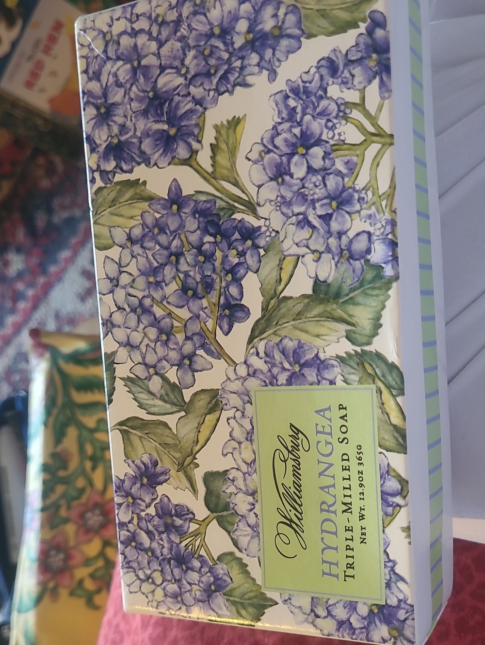 Colonial Williammsburg Hydrangea Triple-Milled Soap - Purple